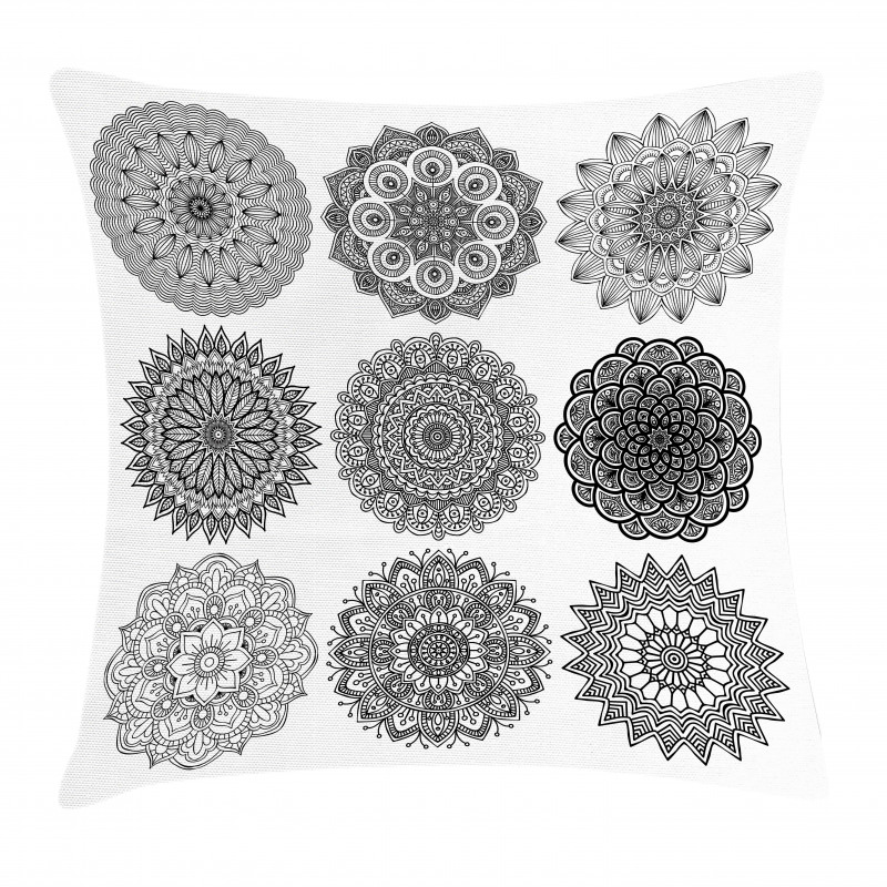 Ottoman Inspired Mandala Pillow Cover