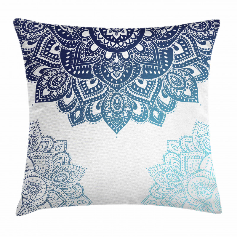 Vibrant Colored Mandala Pillow Cover