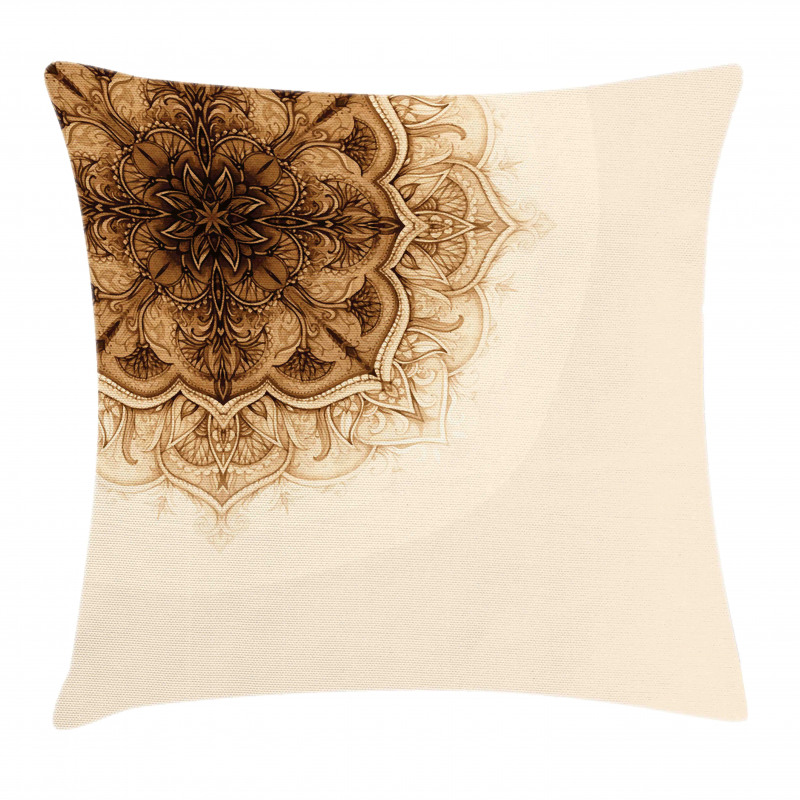 Oriental Mandala Illustration Pillow Cover