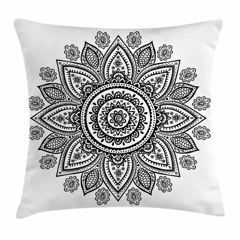 Sunflower Pattern Blooms Pillow Cover