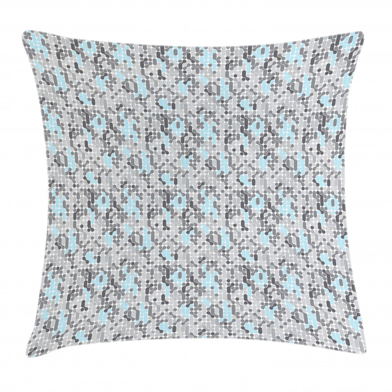 Modern Circular Maze Pillow Cover