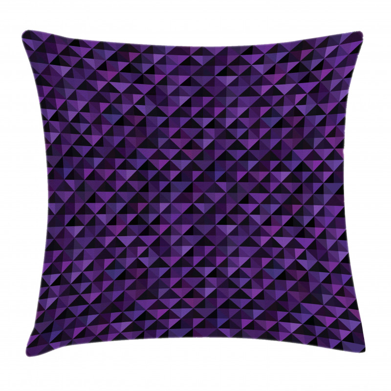 Squares and Triangles Pillow Cover