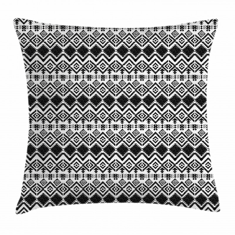 Hand Drawn Pattern Pillow Cover