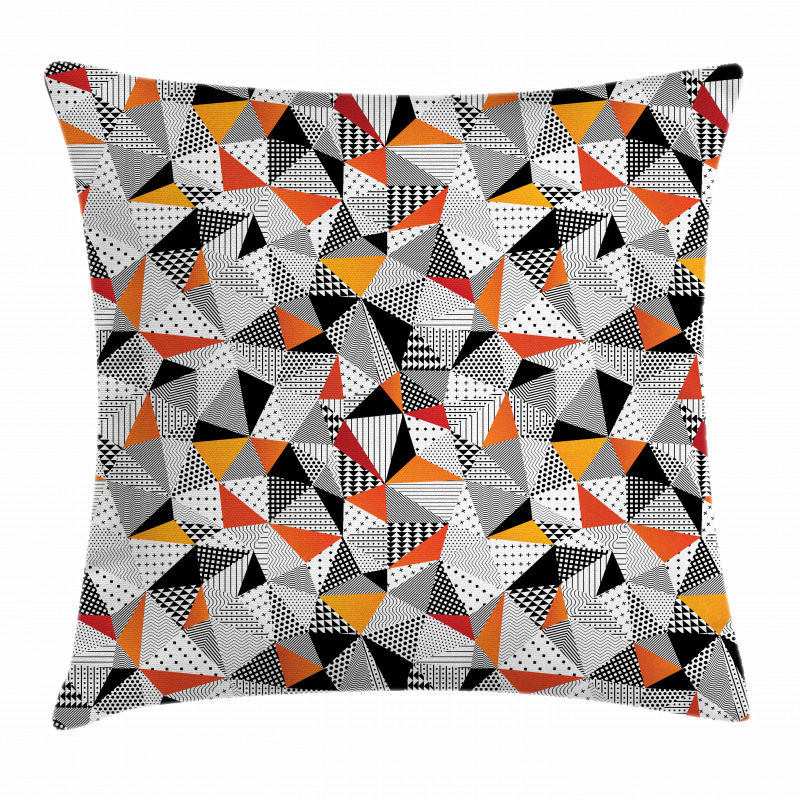 Polygonal Modern Art Pillow Cover