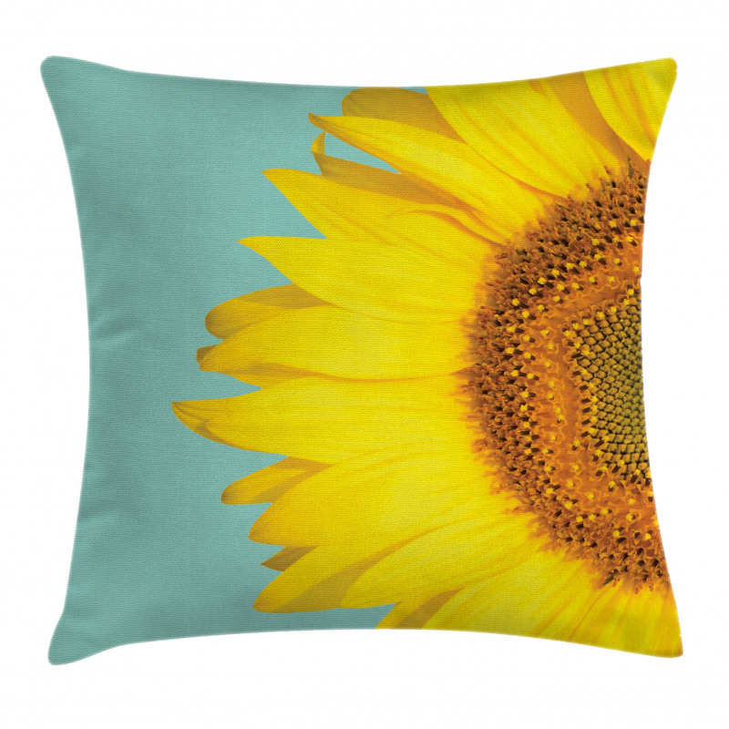 Close up Half Petal Pillow Cover