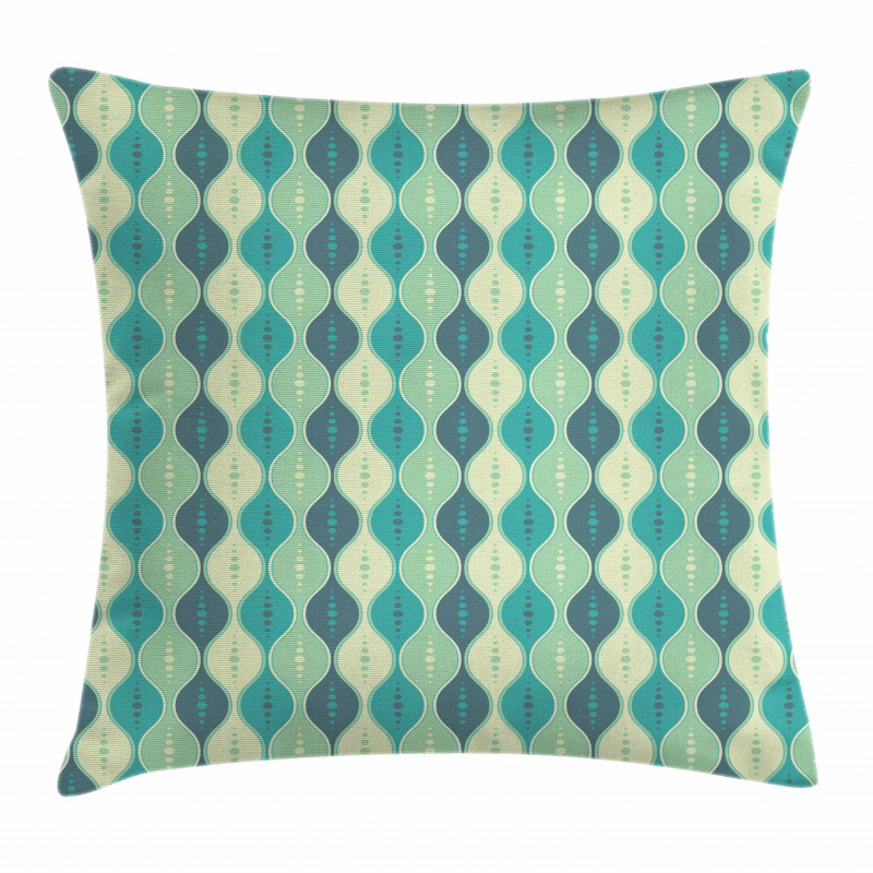 Abstract Oval Shape Pillow Cover