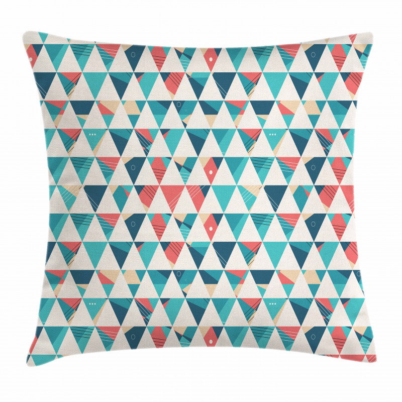 Triangle Hexagons Pillow Cover