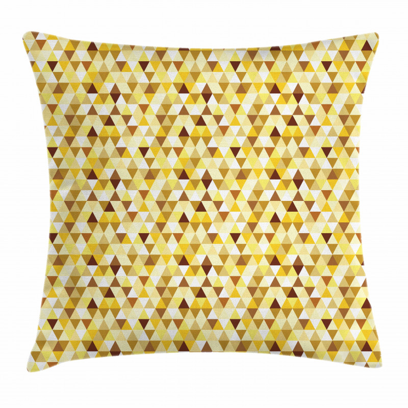 Funky Vivid Triangles Pillow Cover