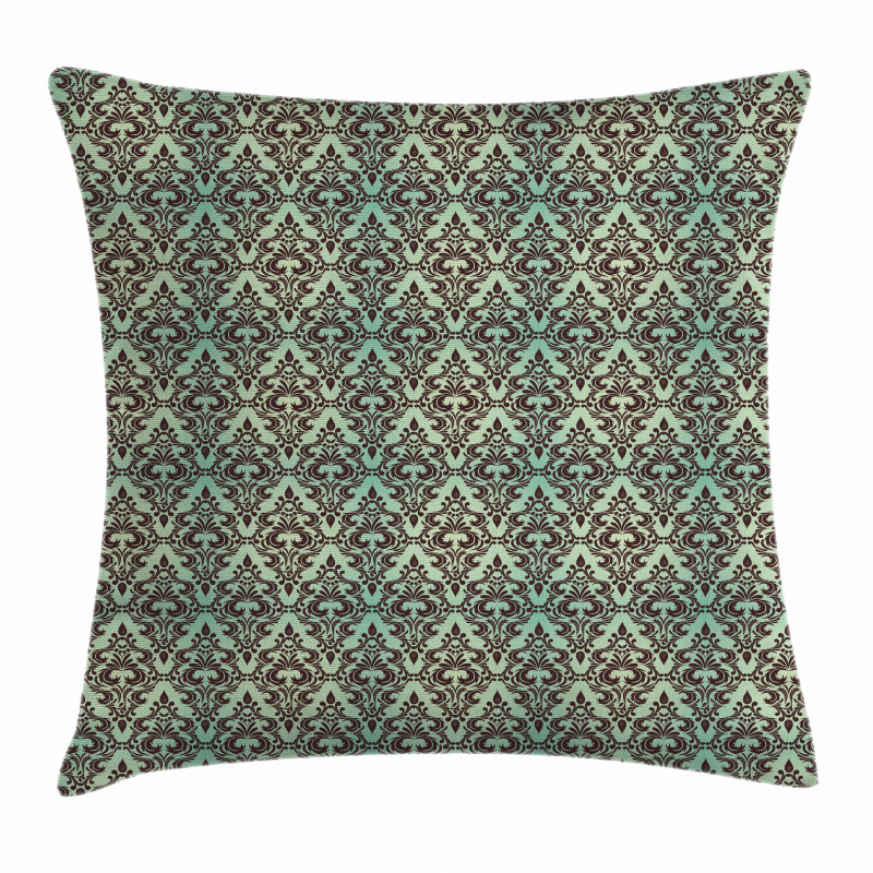 Leaves Buds Ornate Style Pillow Cover