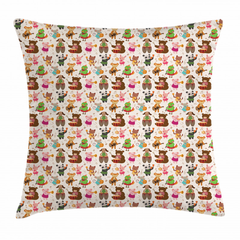 Toys Playing Teddy Bear Pillow Cover