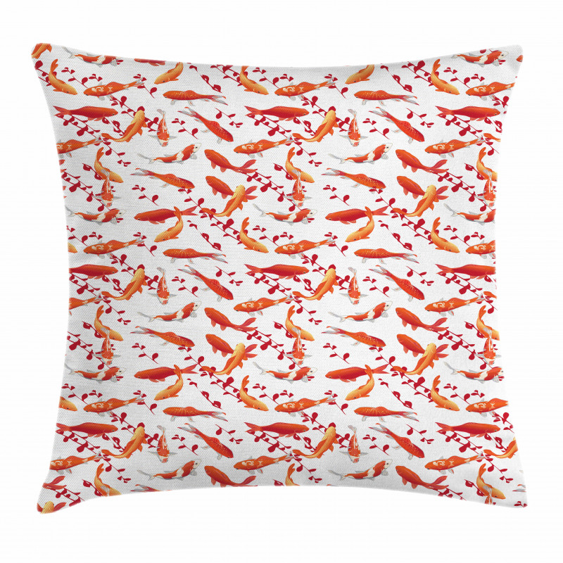 Ornamental Aquatic Animal Pillow Cover
