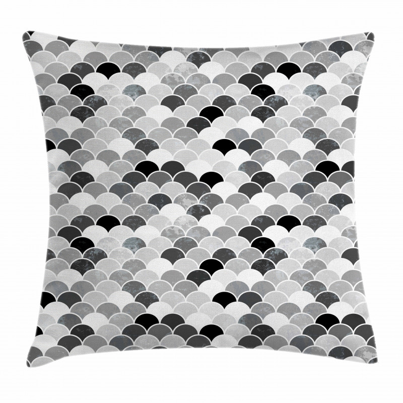 Squama Motif and Scales Pillow Cover