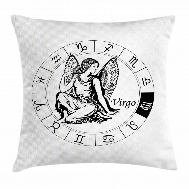 Zodiac Horoscope Elements Pillow Cover