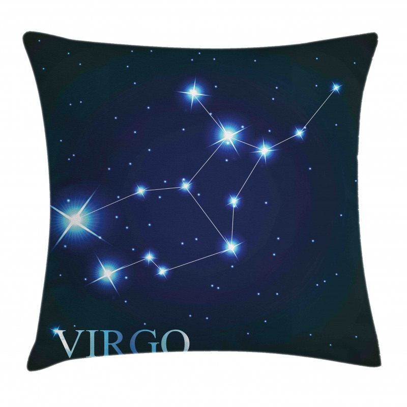 Constellation Stars Space Pillow Cover
