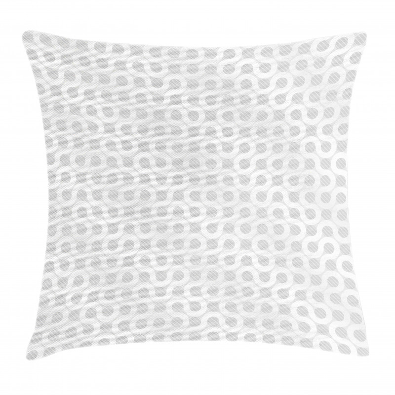 Round Oval Pattern Pillow Cover