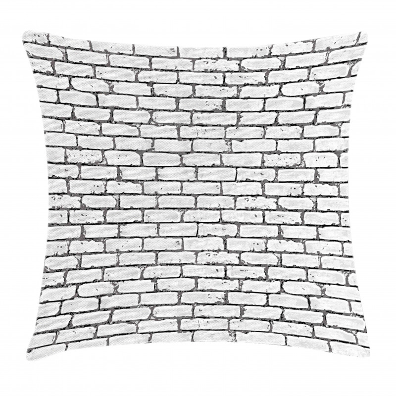 Retro Brick Wall Pillow Cover