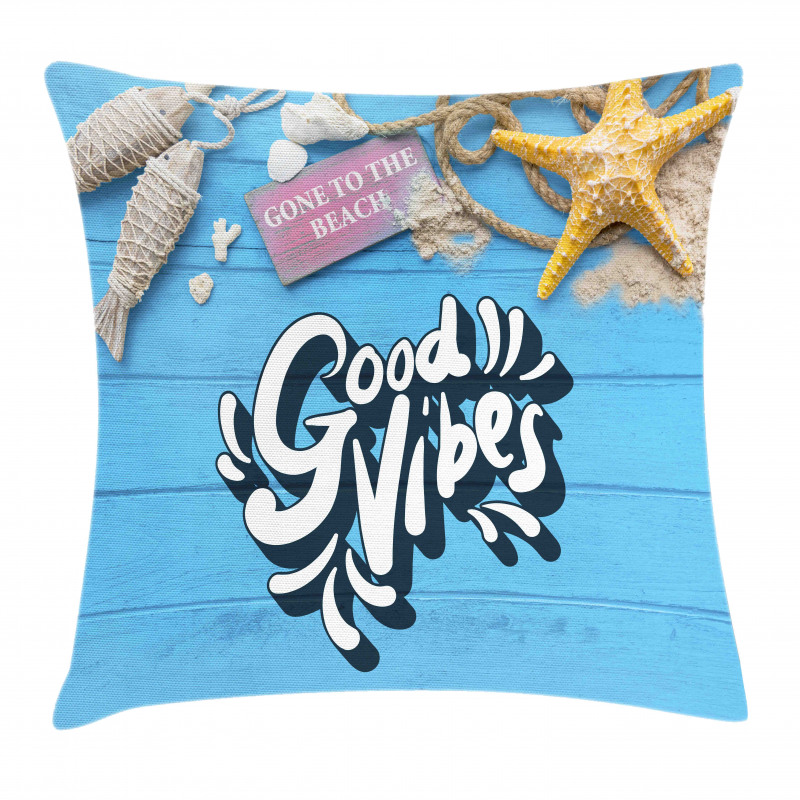 Summer Beach Holiday Pillow Cover