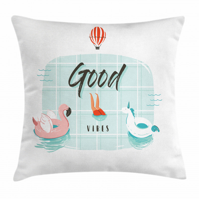 Summertime Fun Joy Pillow Cover