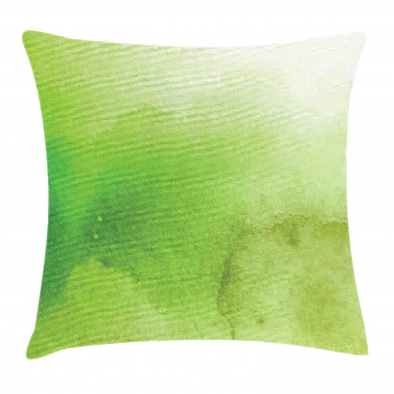 Grunge Watercolor Blurred Pillow Cover