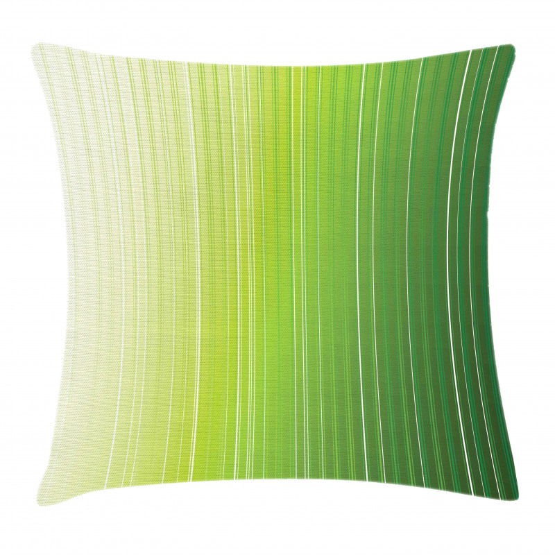 Ombre Color Stripe Digital Pillow Cover
