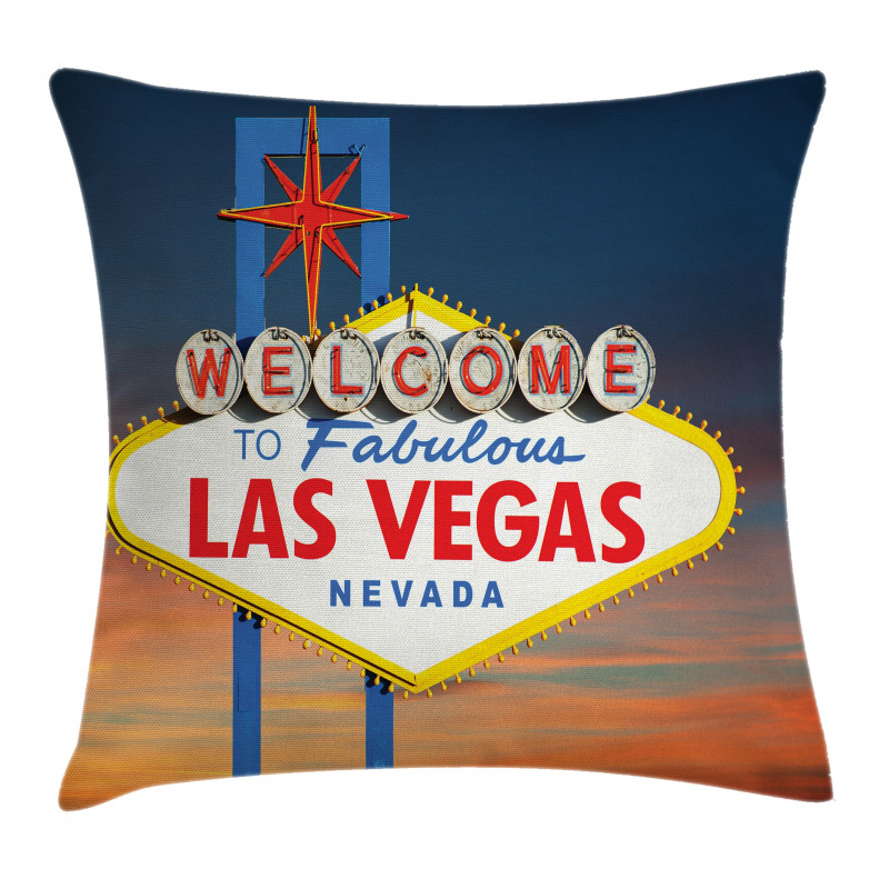 Fabulous Las Vegas Nevada Pillow Cover