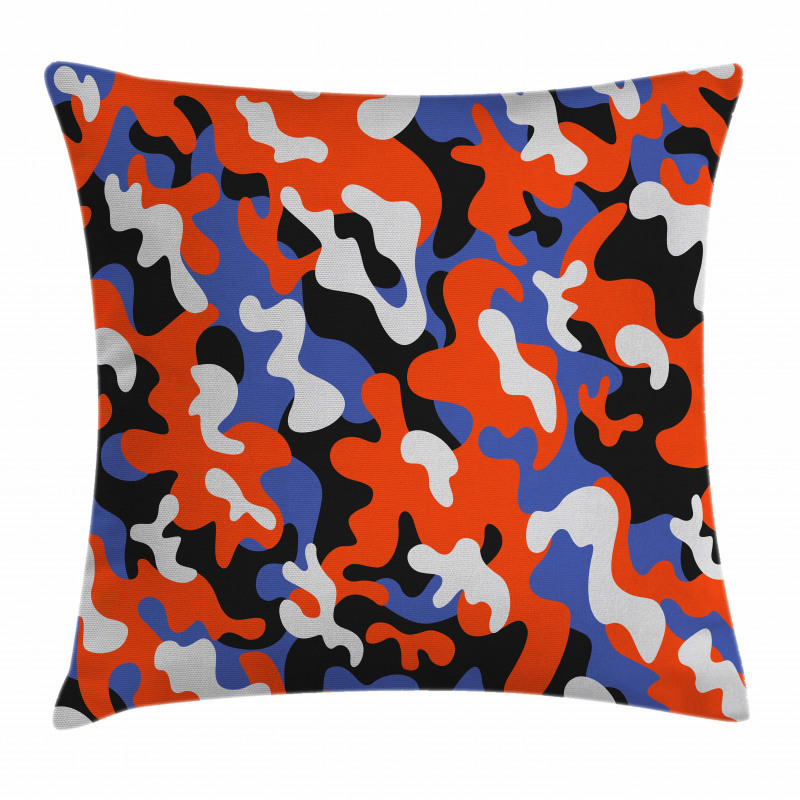 Abstract Paint Splashes Pillow Cover