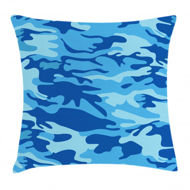 Aquatic Abstract Pillow Cover