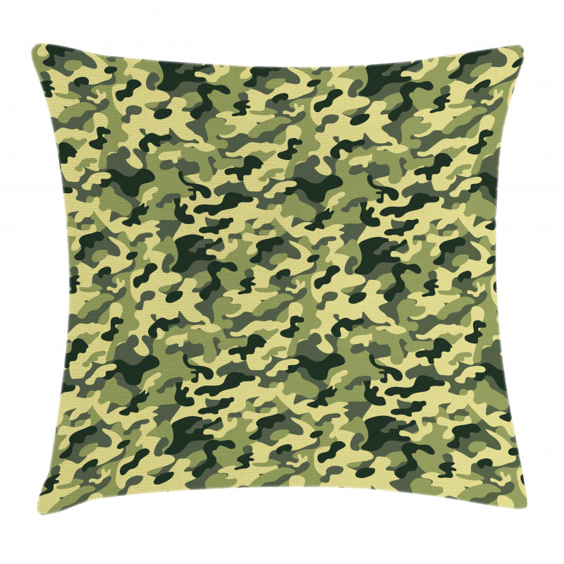 Pale Clothing Motif Pillow Cover