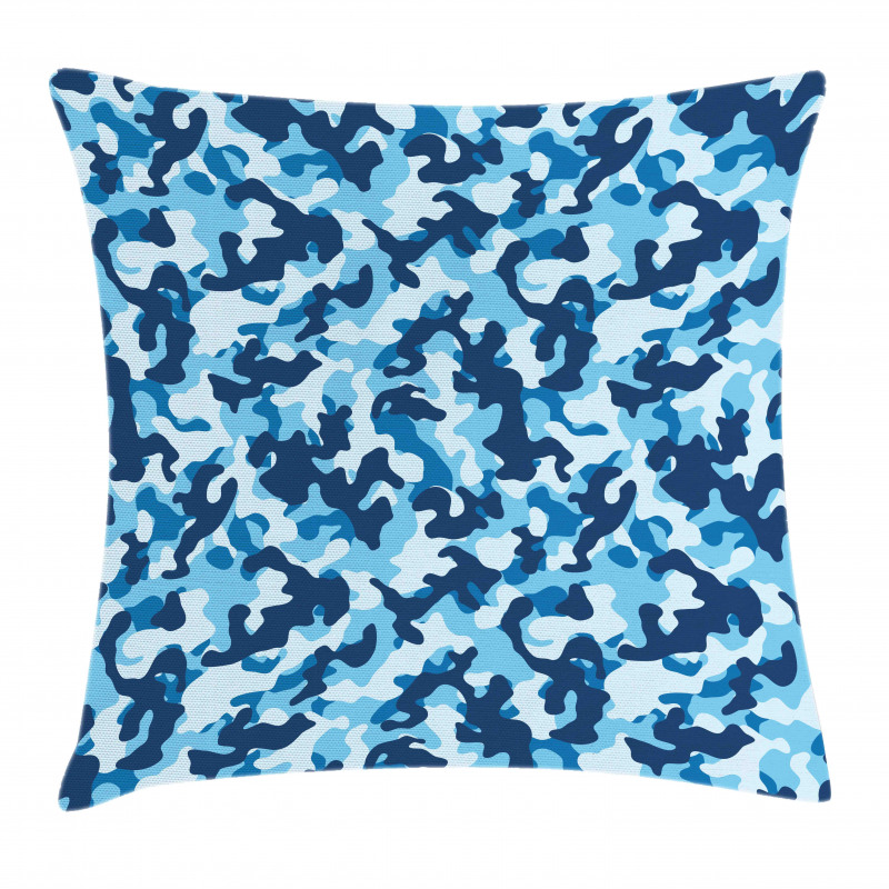 Blue Toned Design Pillow Cover