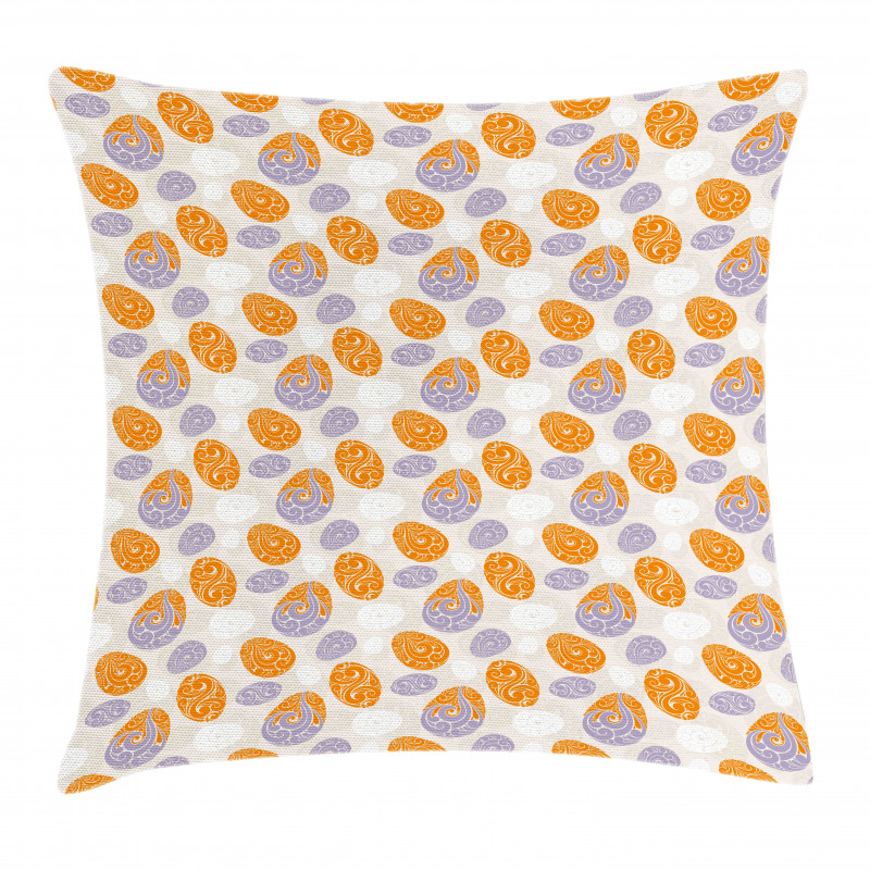 Ornate Spring Motifs Pillow Cover