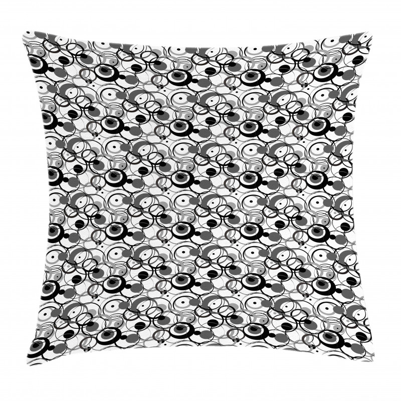 Circles Dots Modern Pillow Cover