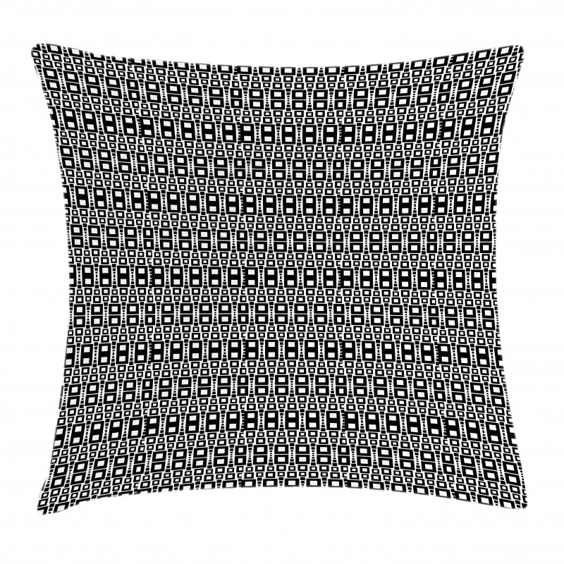 Grid Rows Pattern Pillow Cover