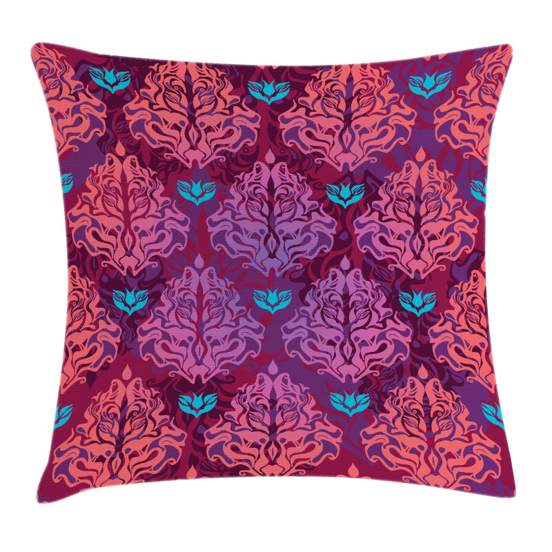 Natural Lilac Pattern Pillow Cover