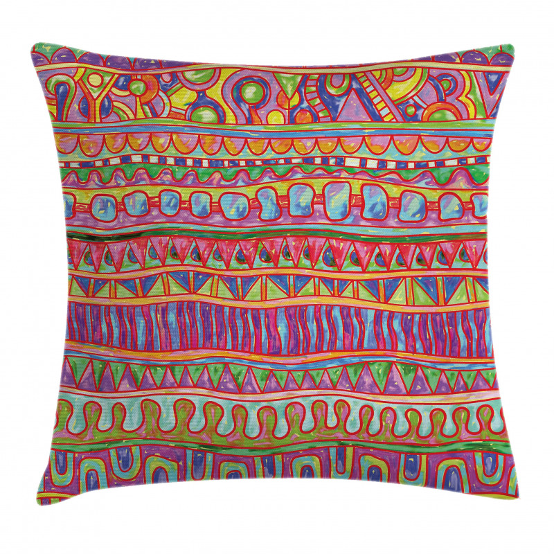 Watercolor Motif Pillow Cover