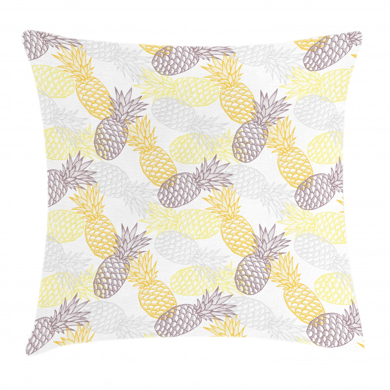 Exotic Pineapple Tropics Pillow Cover