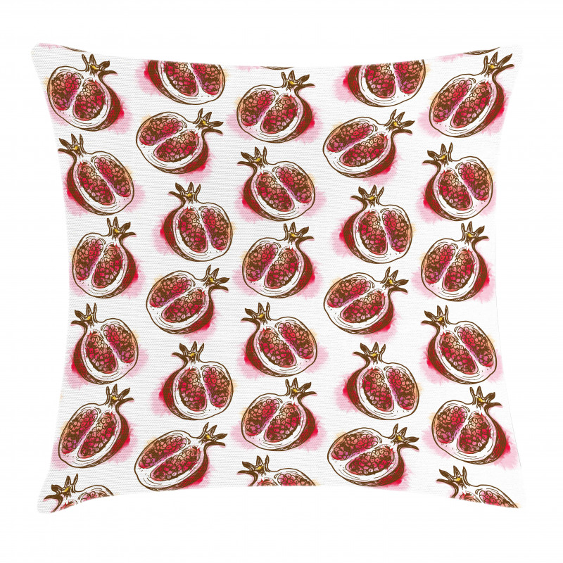 Flowering Pomegranate Pillow Cover