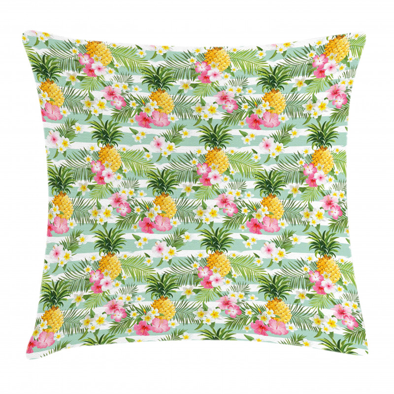 Tropical Plants Botany Pillow Cover