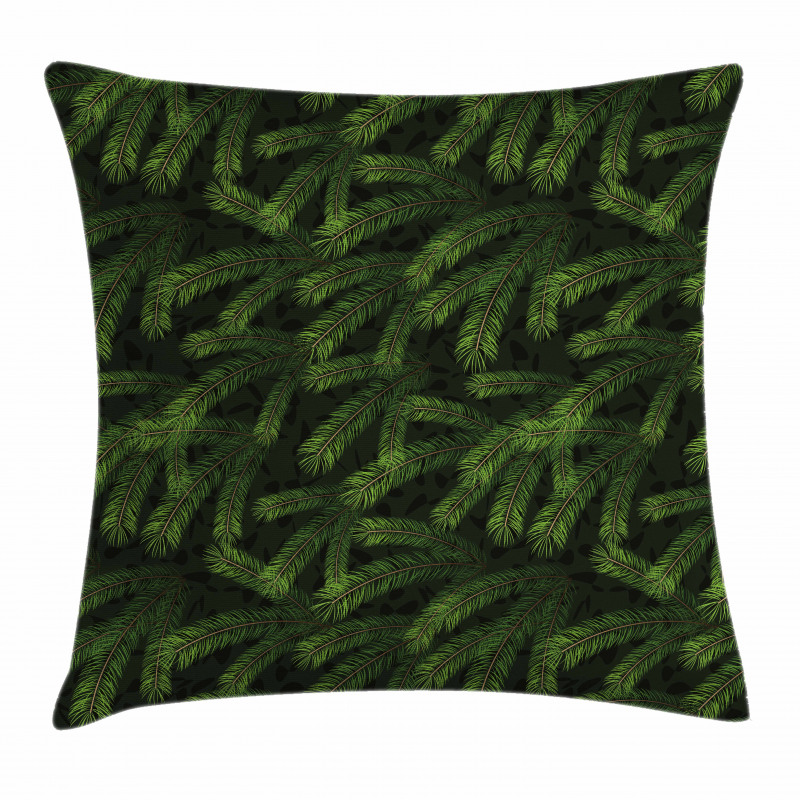 Pine Fir Coniferous Tree Pillow Cover