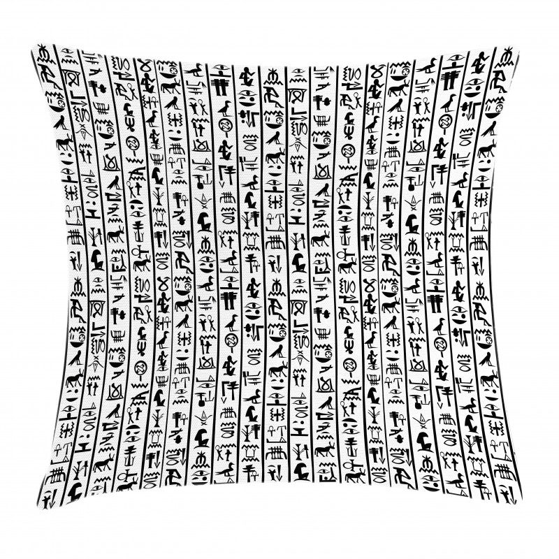 Hieroglyphics Language Pillow Cover