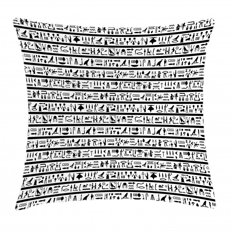 Historical Language Pillow Cover