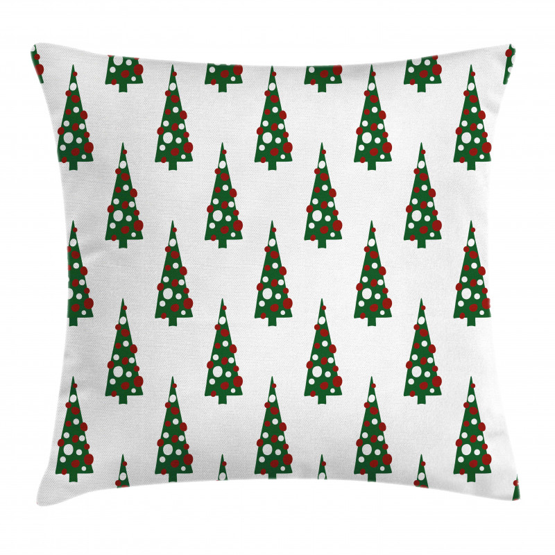 Xmas Tree Pattern Pillow Cover