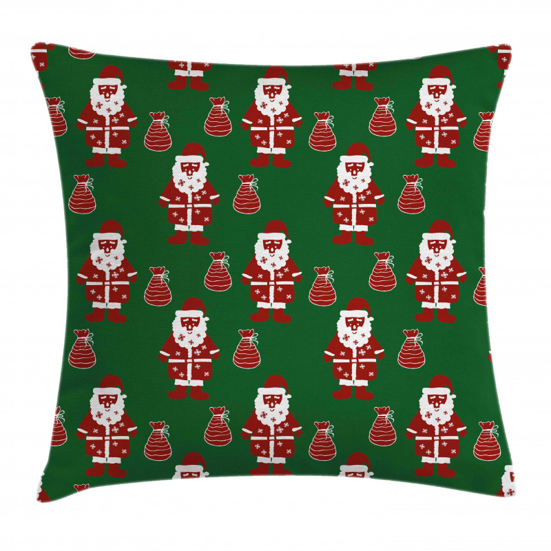 Santa Claus Present Pillow Cover