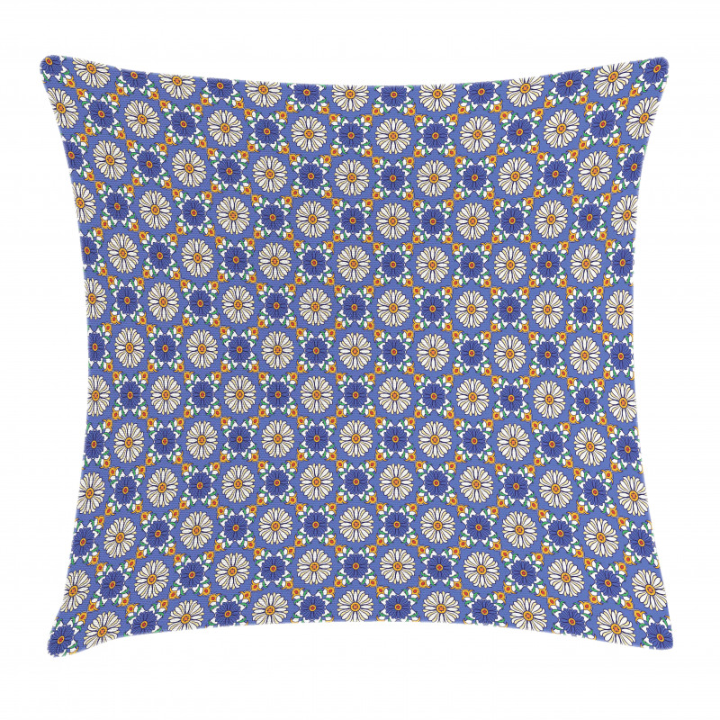 Flower Pattern Orient Pillow Cover