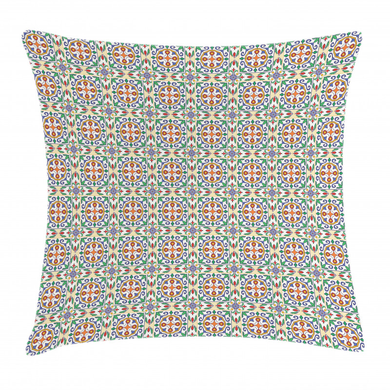 Spanish Ornamental Pillow Cover