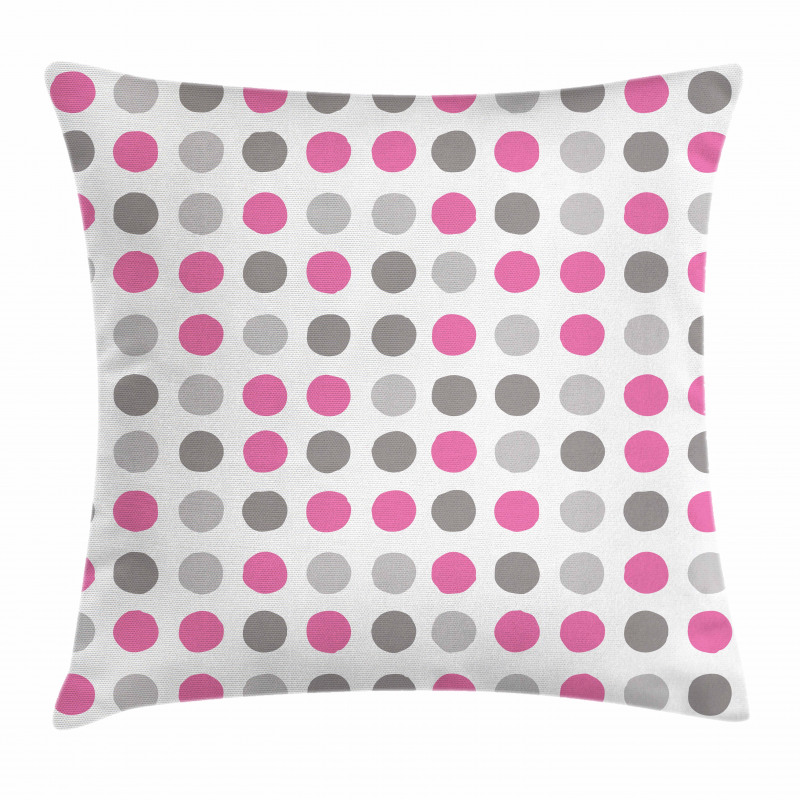 Polka Dots Motifs Pillow Cover