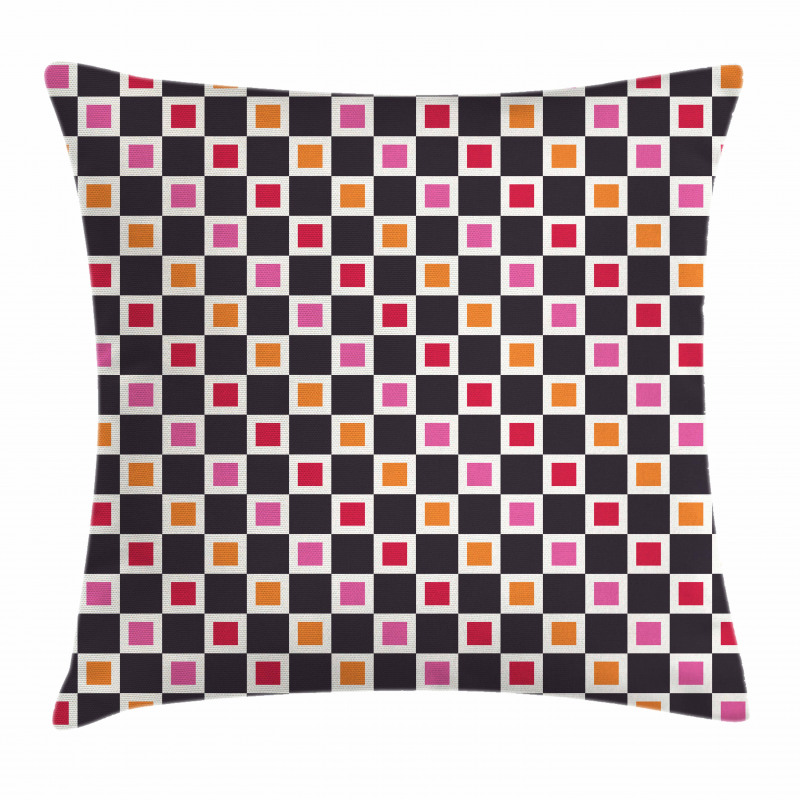 Grid Vivid Squares Pillow Cover