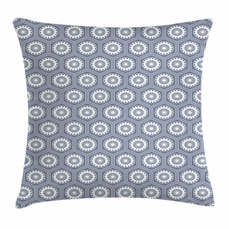 Hexagonal Pattern Pillow Cover