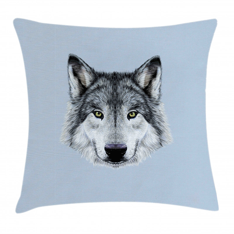 Detailed Canine Expression Pillow Cover