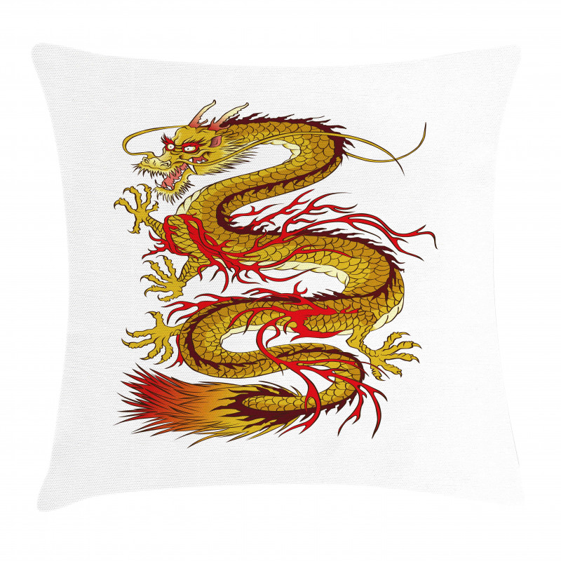 Fiery Character Pillow Cover