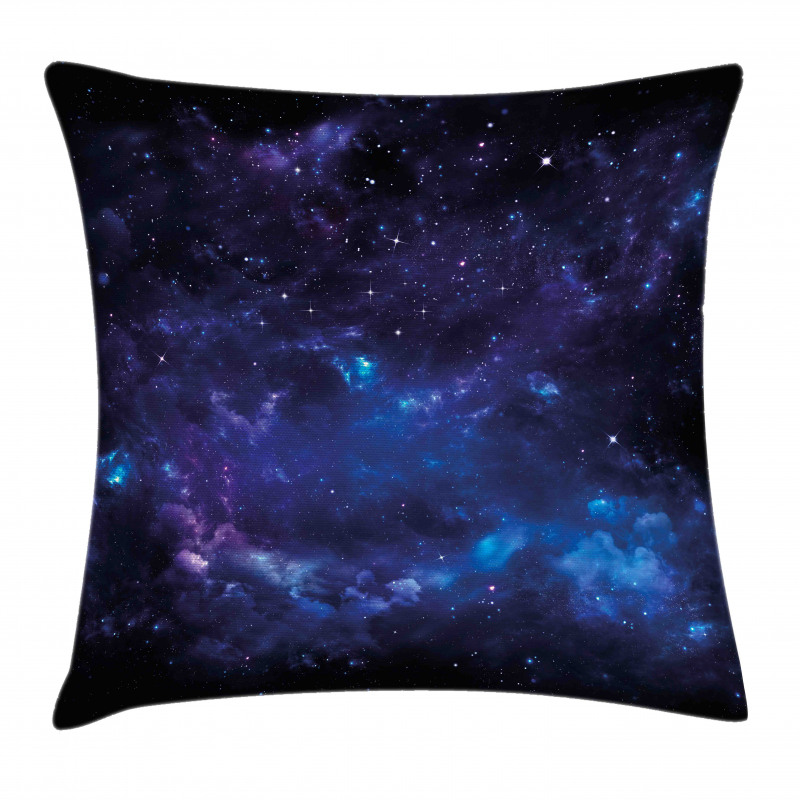 Space Illustration Galaxy Pillow Cover